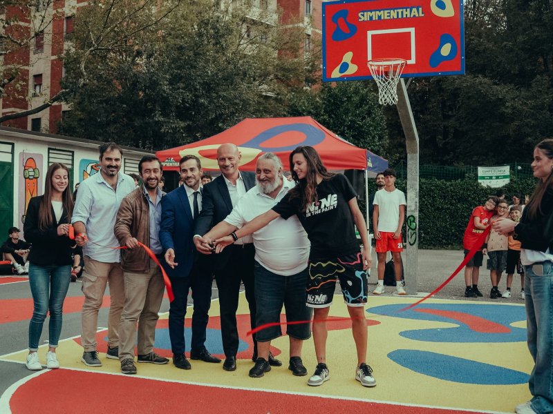 Simmenthal inaugura il nuovo playground a Milano