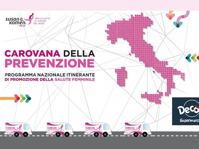 Multicedi e Decò insieme a Susan G. Komen Italia per la Carovana della Prevenzione