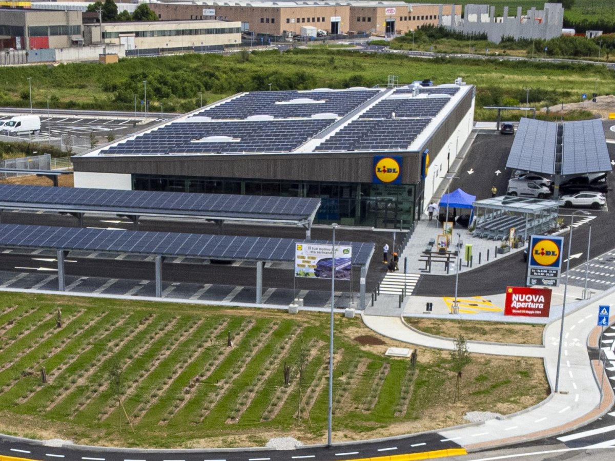 Rubner e Lidl: nuovo supermercato in legno a Villafranca di Verona