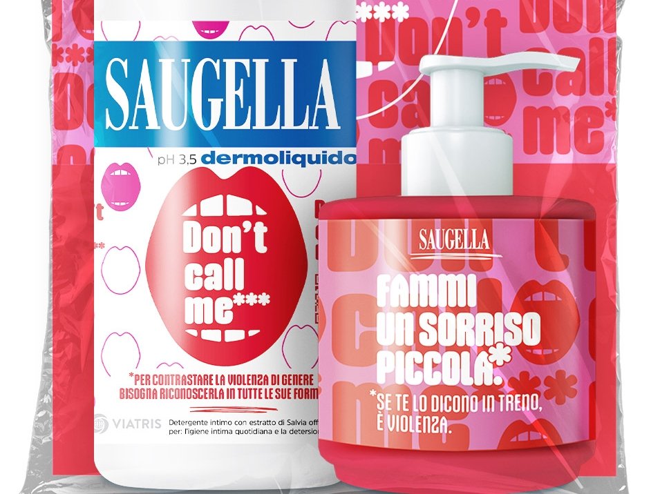 Saugella e D.i.Re lanciano 'DON'T CALL ME', un'iniziativa contro la violenza di genere