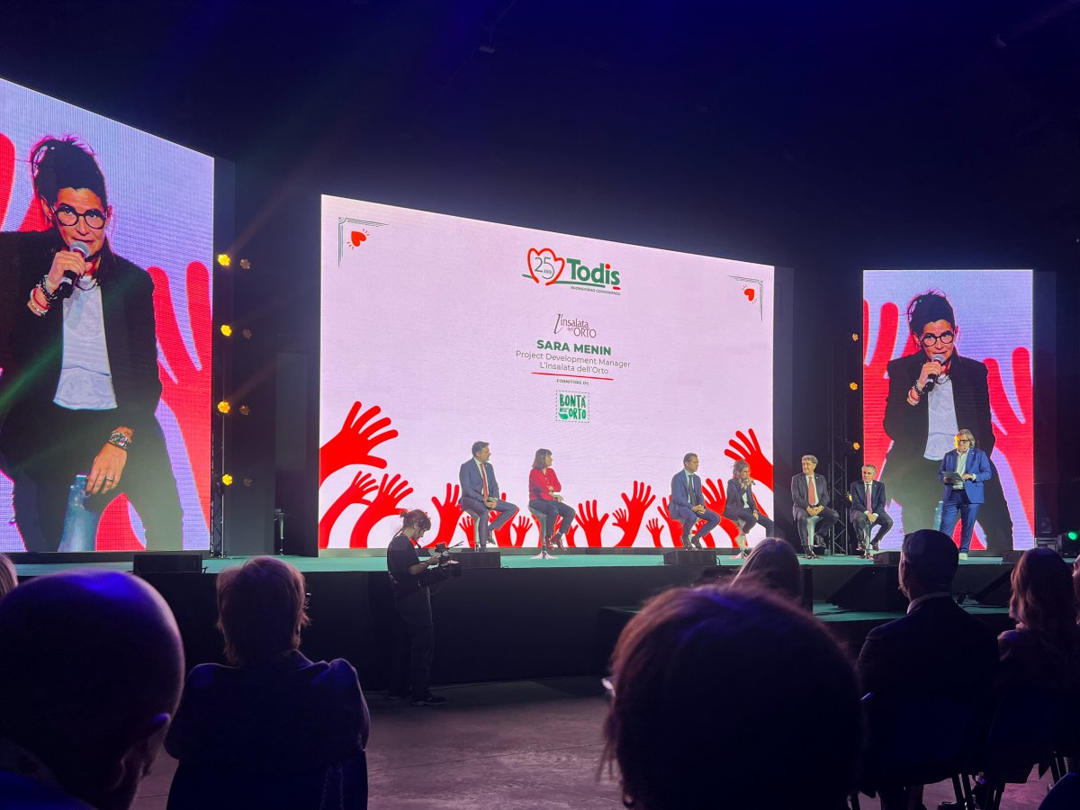 Ortofrutta a residuo zero: L’ Insalata dell’Orto raccontata alla Convention di Todis