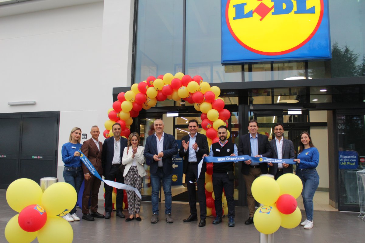 LIDL INAUGURA IL SUO PRIMO PUNTO VENDITA  A OTTAVIANO (NA)
