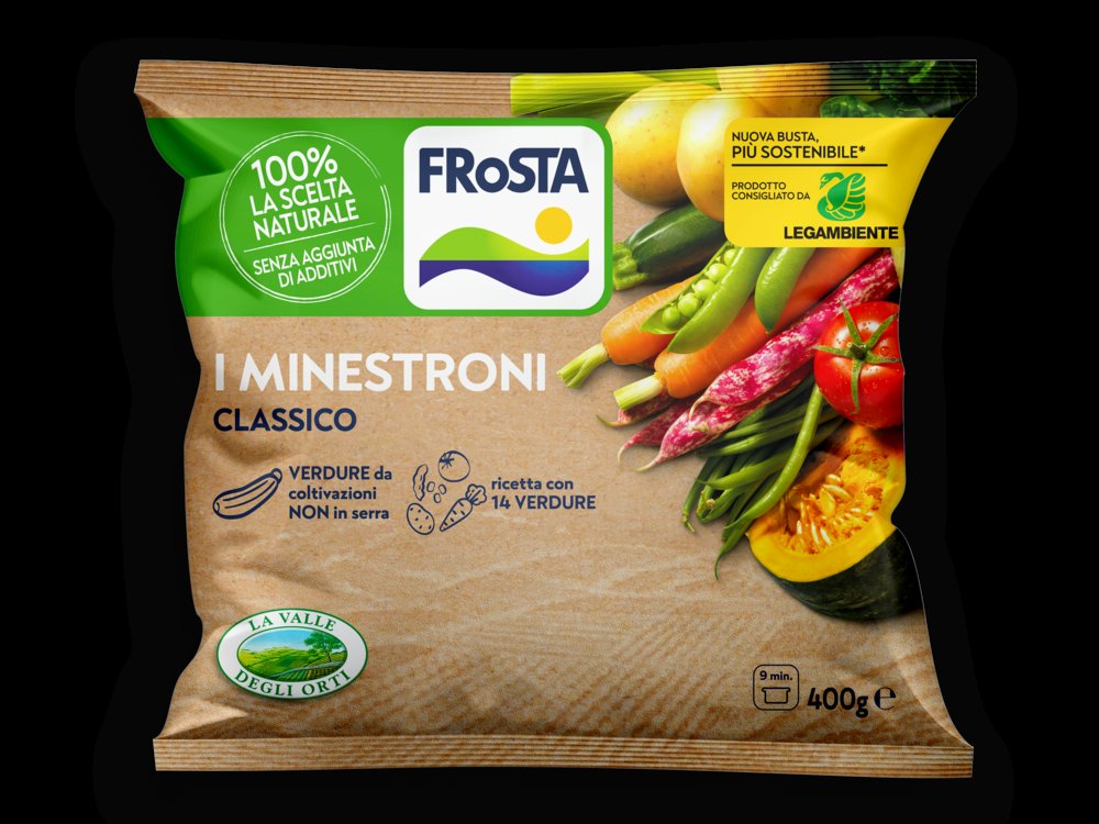  FRoSTA Lancia la nuova paper bag: packaging per surgelati al 90% di Carta