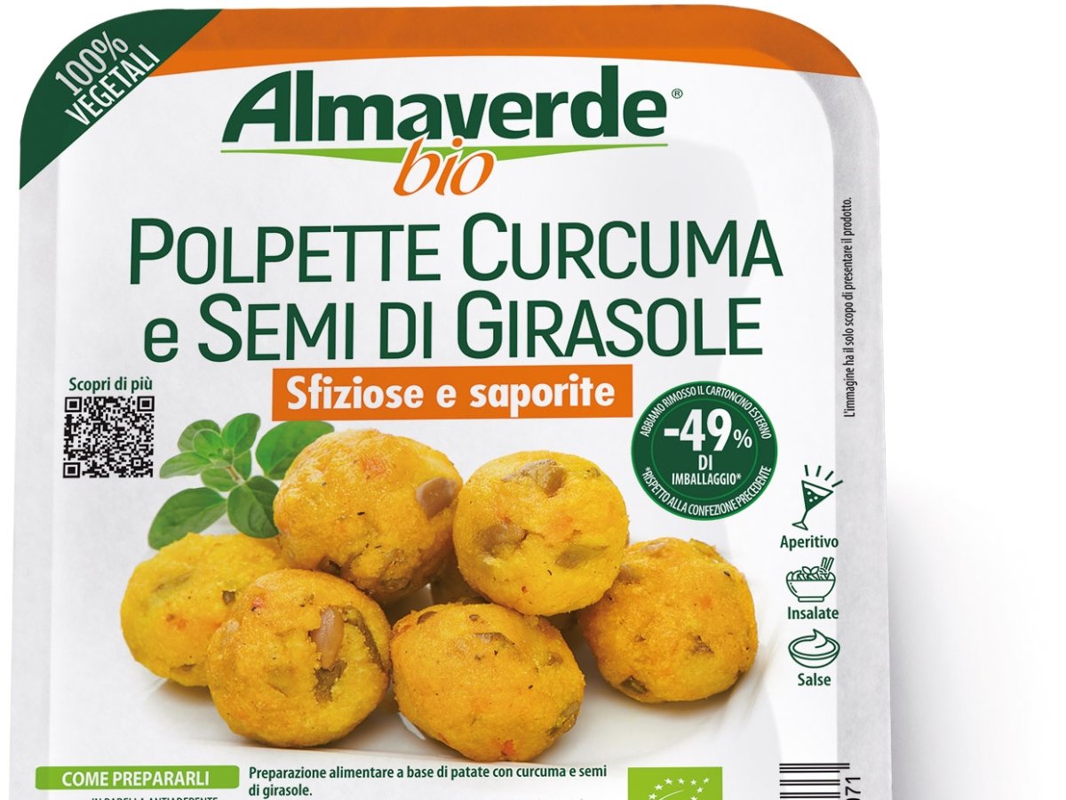 Almaverde Bio rinnova la linea finger food: meno imballaggi, più sostenibilità