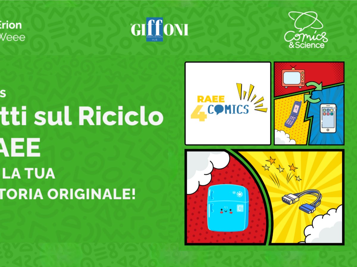 Al via "RAEE4Comics": concorso di fumetti per under 30 sul riciclo dei rifiuti elettronici