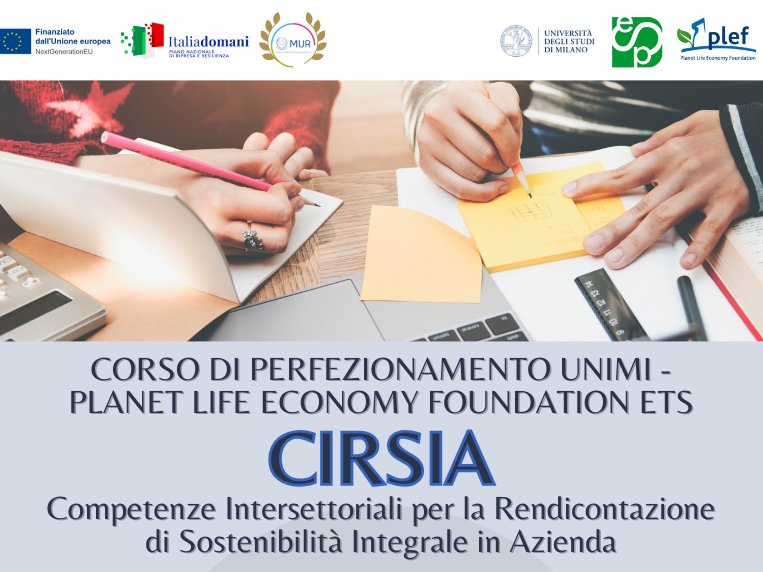 La Statale di Milano lancia con PLEF un corso di perfezionamento sulla rendicontazione di sostenibilità