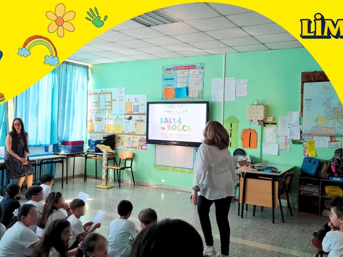 Educazione alimentare nelle scuole: 75.000 bambini coinvolti nel progetto SALTAinBOCCA