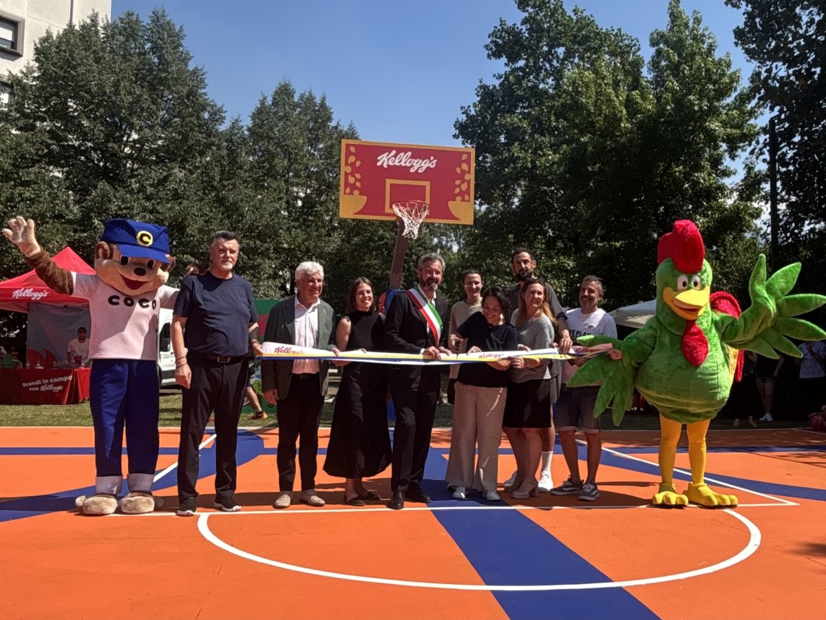  Kellogg’s riqualifica il playground di Trento