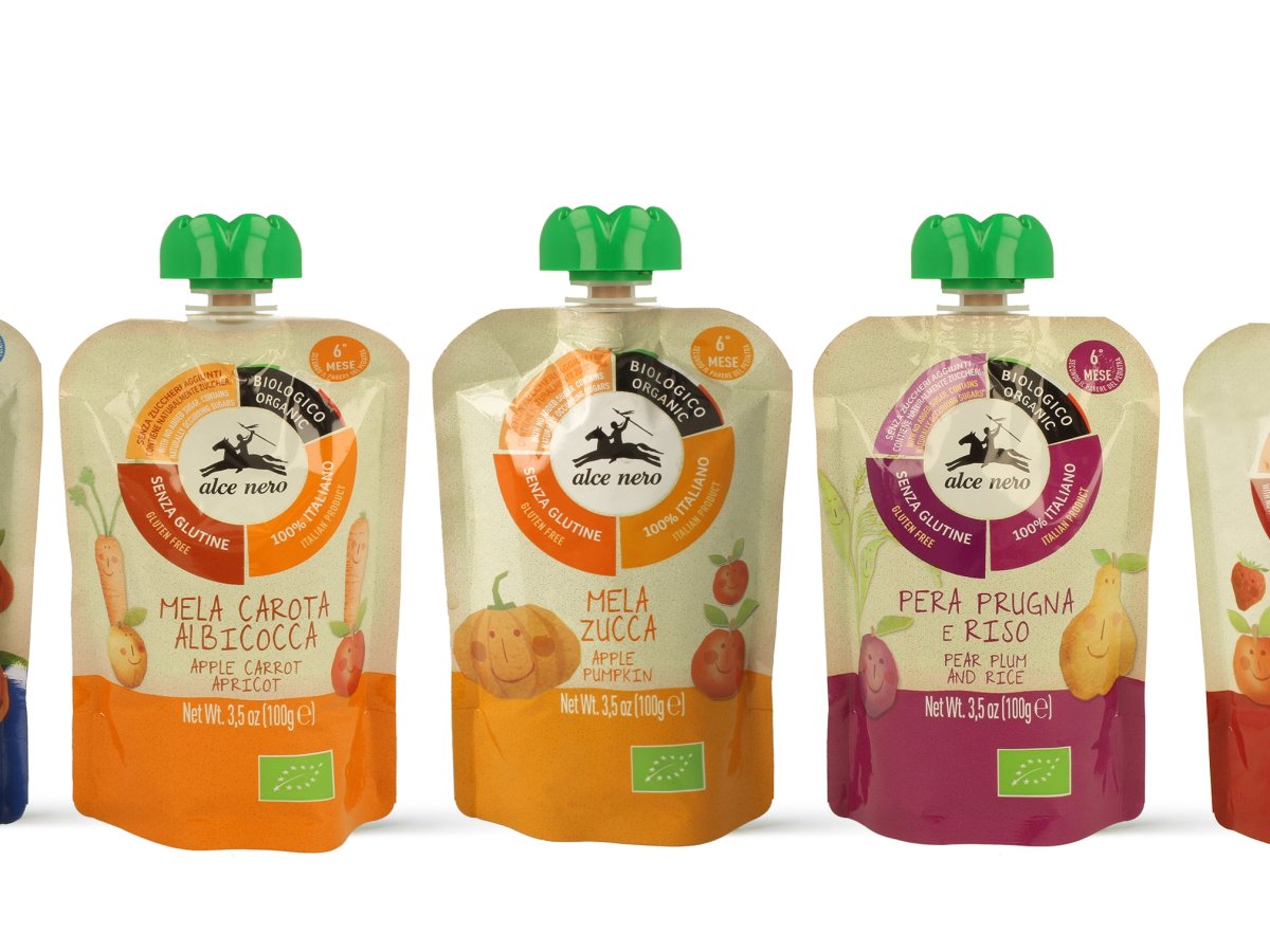 Da Alce Nero nuove puree di frutta biologica  per la gamma baby food 