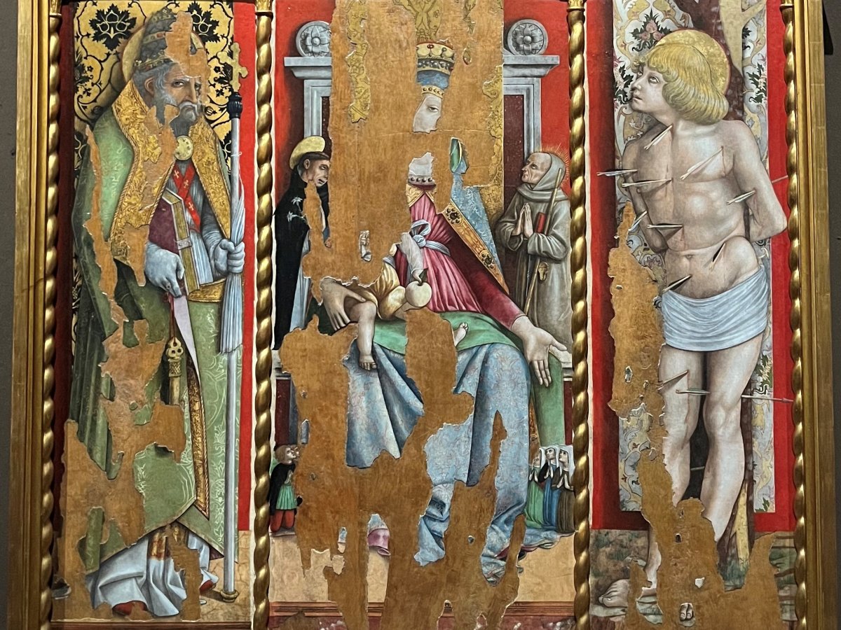 Restaurato il trittico di Carlo Crivelli ad Ascoli con il sostegno di Rigoni di Asiago