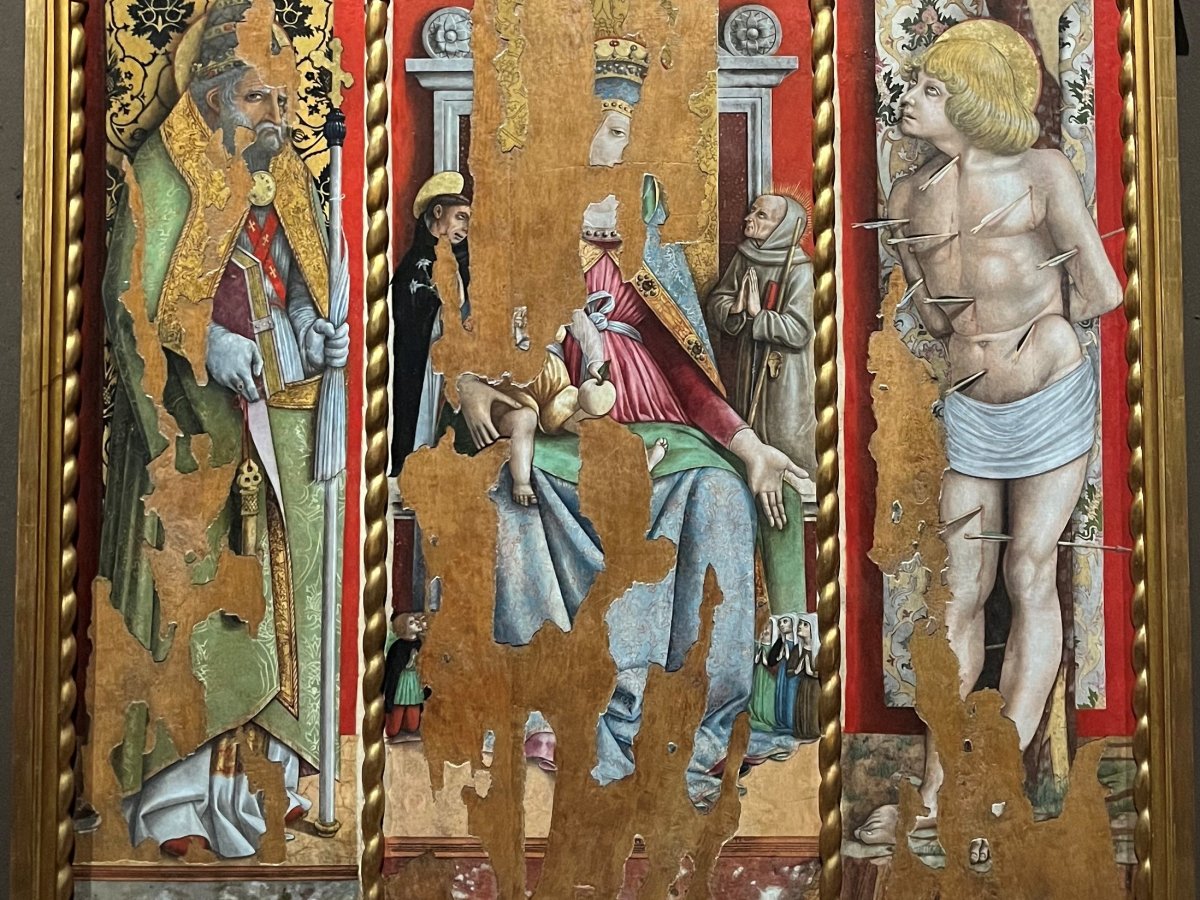 Restaurato il trittico di Carlo Crivelli ad Ascoli con il sostegno di Rigoni di Asiago