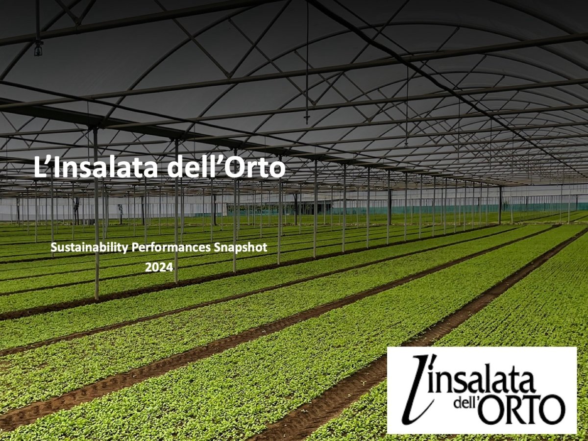 L'Insalata dell'Orto accelera la transizione sostenibile con metriche di efficienza energetica superiori al benchmark di settore