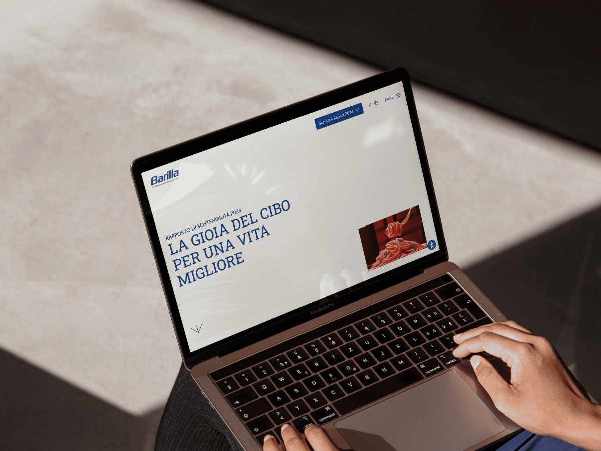 Barilla lancia un minisito per raccontare il Report di Sostenibilità