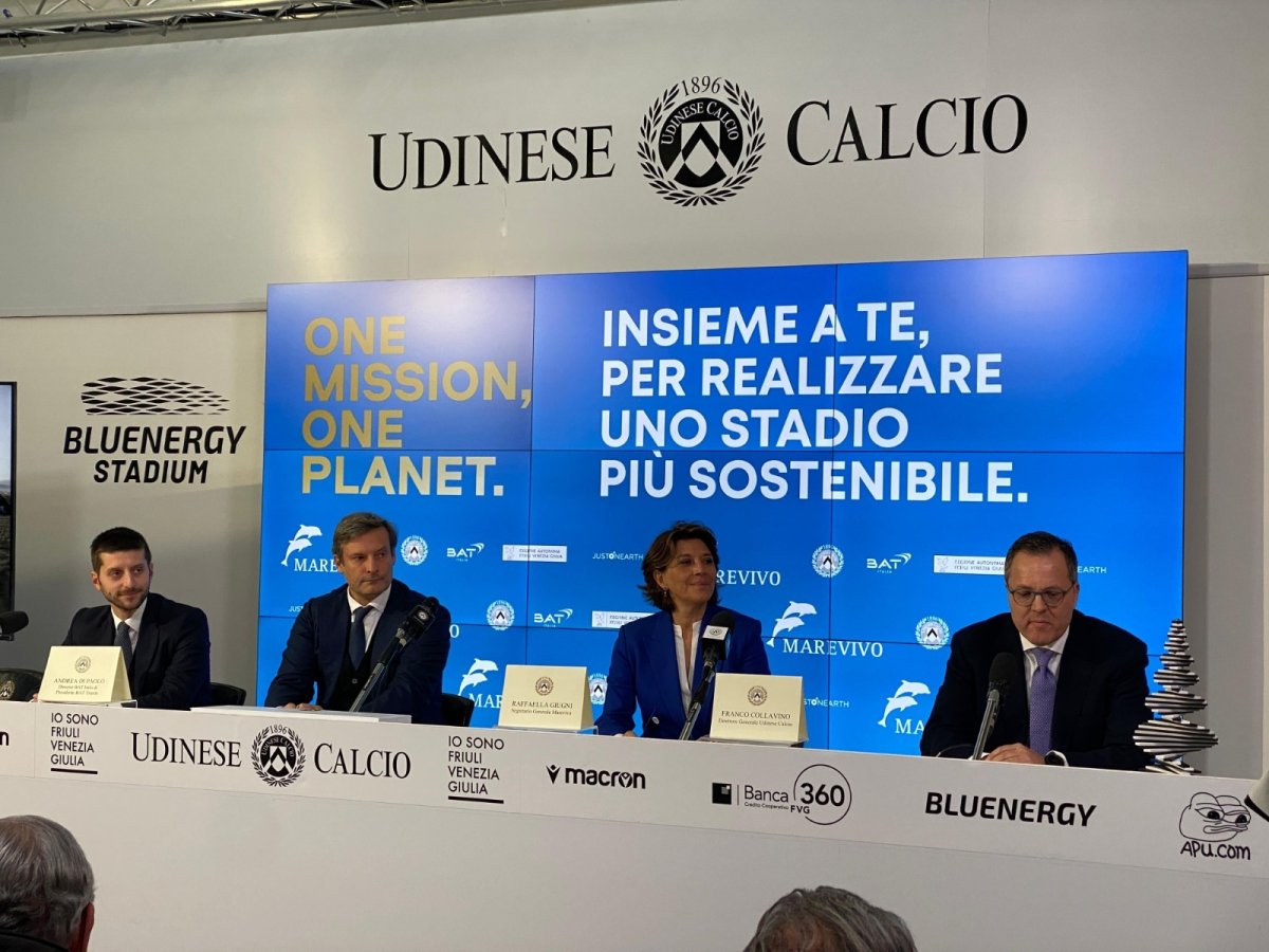 Da Udinese, Marevivo e BAT il primo settore "senza fumo" al Bluenergy Stadium