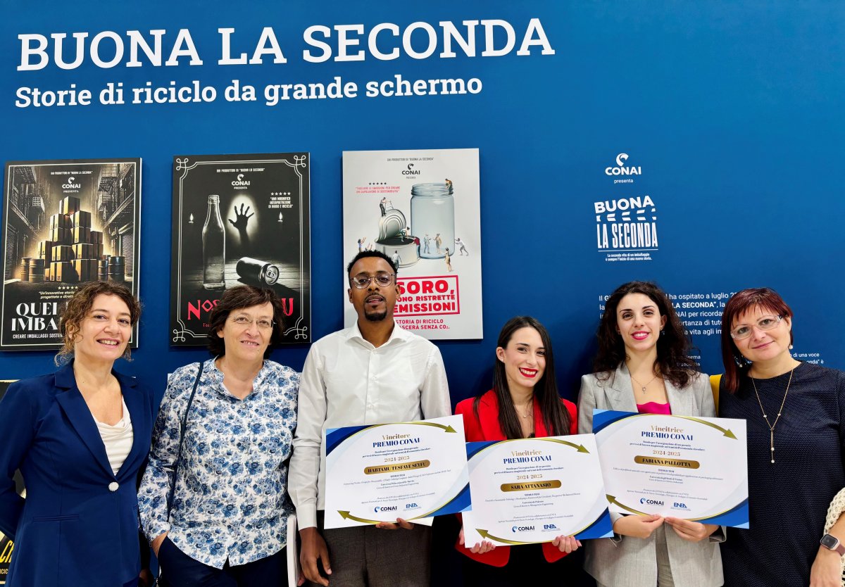 CONAI ed ENEA premiano tre tesi
