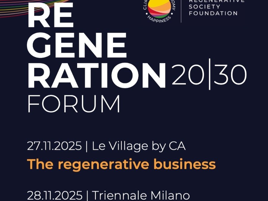 Forum RSF: a Milano: impresa e società rigenerativa