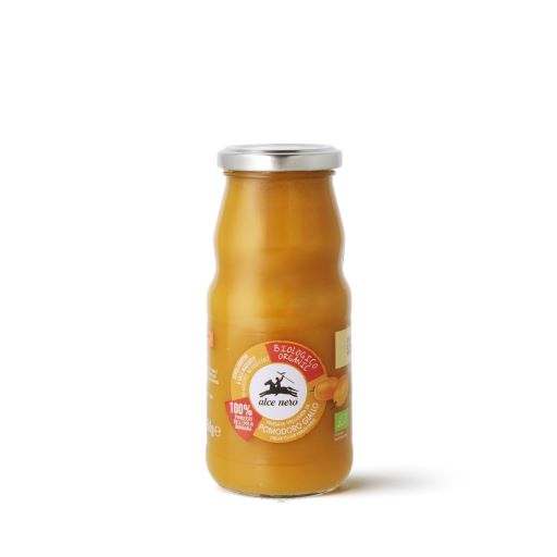 Alce Nero propone la Passata biologica vellutata di pomodoro giallo