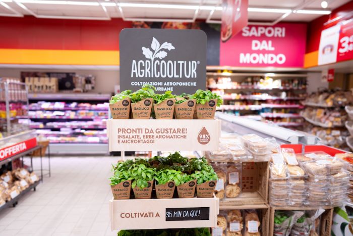 Green Retail  - Agricooltur: entrano in Gdo il basilico e la lattuga da agricoltura aeroponica 