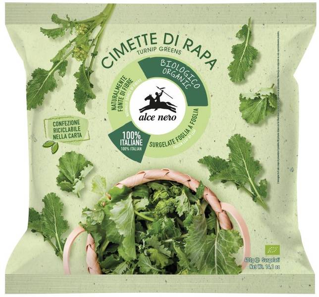 Nuove referenze biologiche surgelate Alce Nero: gnocchi e purea di patate, cimette di rapa