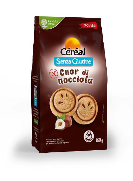 La novità Céréal Cuor di nocciola senza glutine