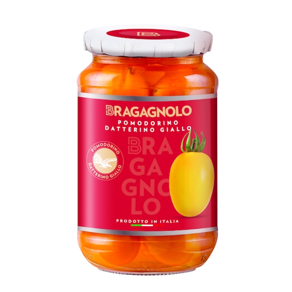 Pastificio Bragagnolo propone il Datterino Giallo della nuova linea di pomodori in vetro