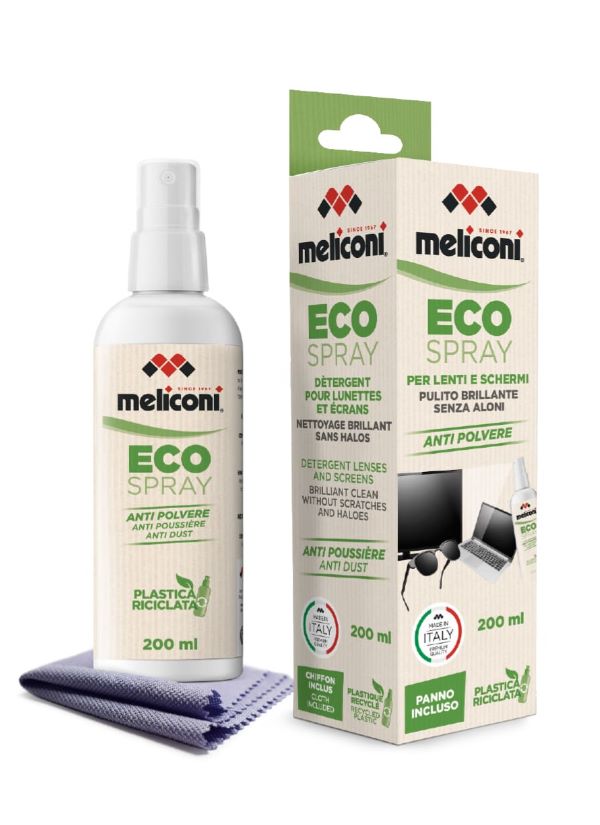 Eco spray Meliconi, per la pulizia degli schermi di tablet, pc, smartphone e Tv