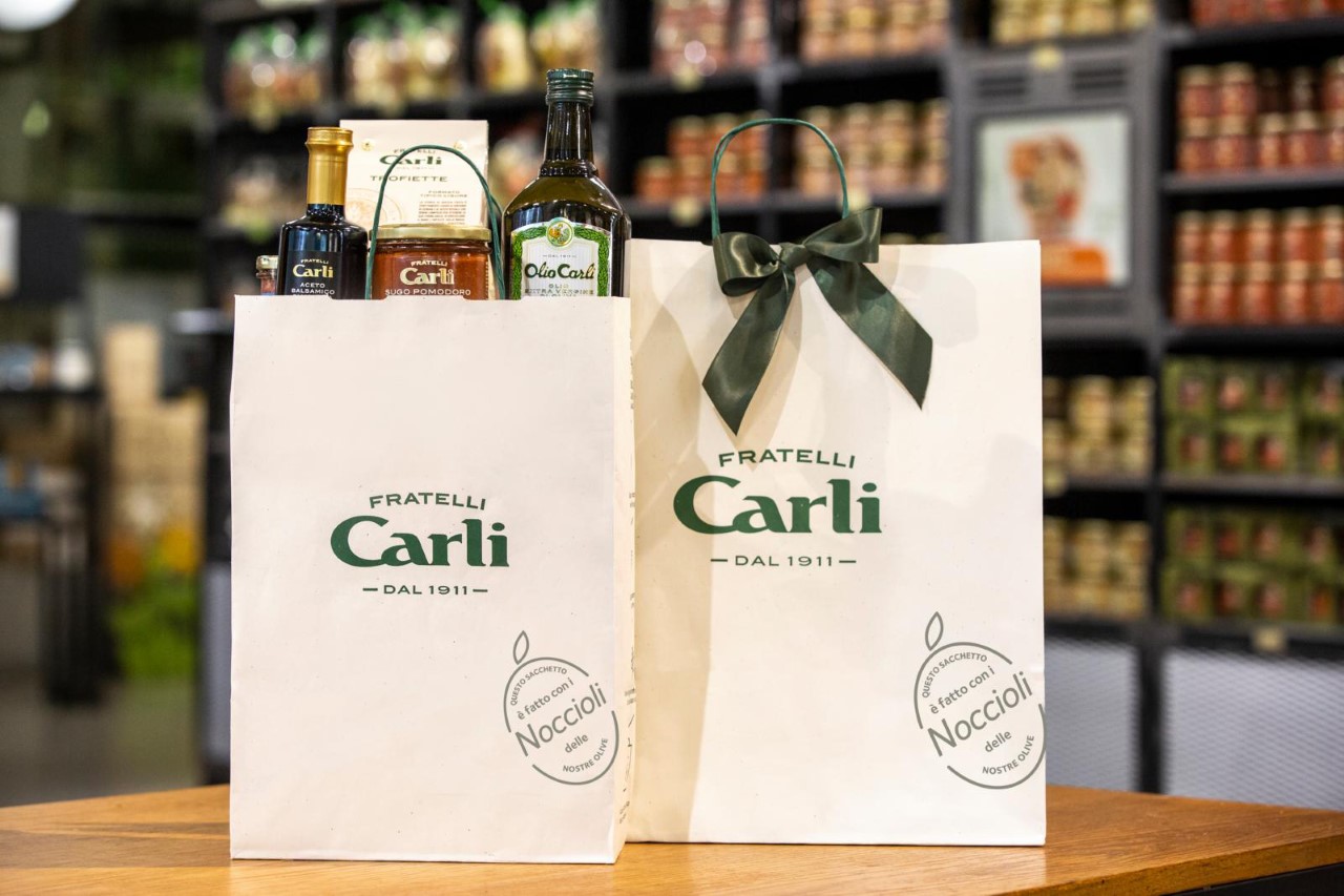 Fratelli Carli: dalle olive nasce l’olio, dai noccioli nascono gli shopper