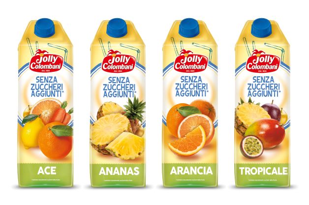 Jolly Colombani senza zuccheri aggiunti: le nuove bevande alla frutta nel formato famiglia