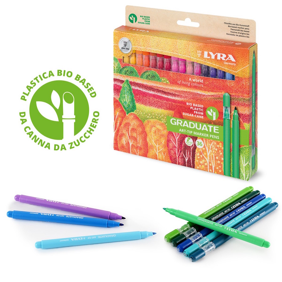 Dallo studio sulle bioplastiche di Fila arriva Lyra Graduate Art Tip