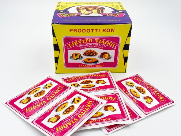 Lievito Viaggi Bon: il brand storico in confezione vintage è disponibile nel catalogo Ar.pa Lieviti