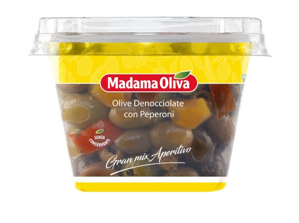 Le confezioni della linea Frutto di Madama Oliva diventano in plastica riciclata