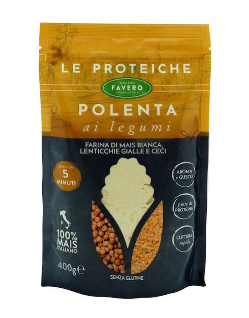 Molino Favero presenta Le Proteiche, la nuova linea di polenta ai legumi