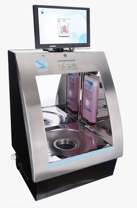 Green Retail  - Soapy clean machine: tecnologia israeliana per prevenire il contagio da Covid-19 