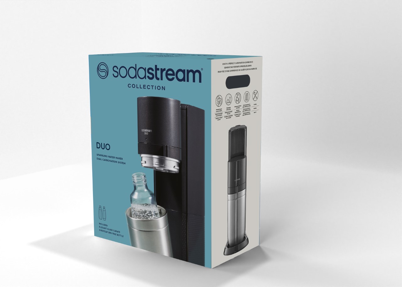 Rebranding completo per SodaStream: nuovo visual design, packaging e nuova veste nei canali digitali