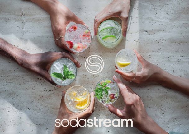 Rebranding completo per SodaStream: nuovo visual design, packaging e nuova veste nei canali digitali