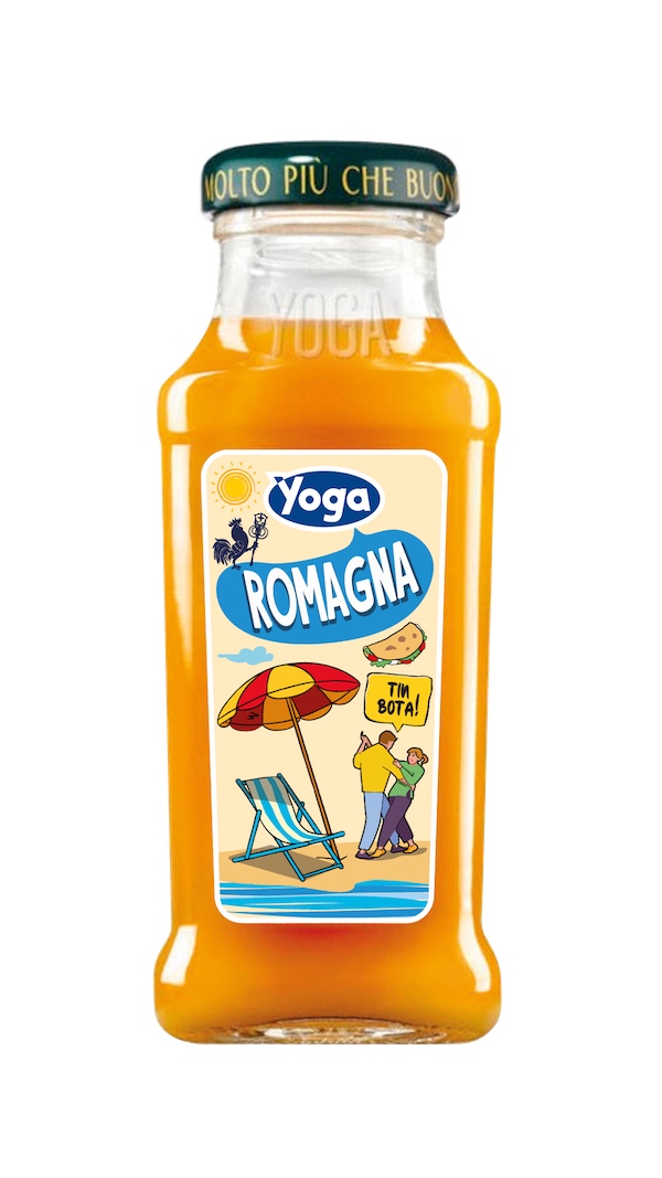 Yoga Romagna limited edition pesca nettarina, il succo di frutta della ripartenza
