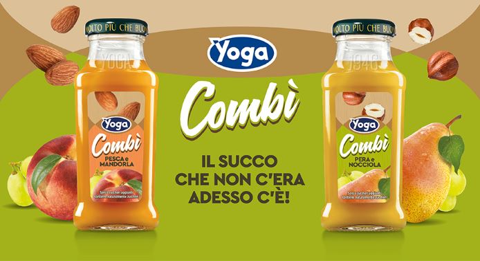 Yoga Combì: arriva nei bar il succo con frutta secca