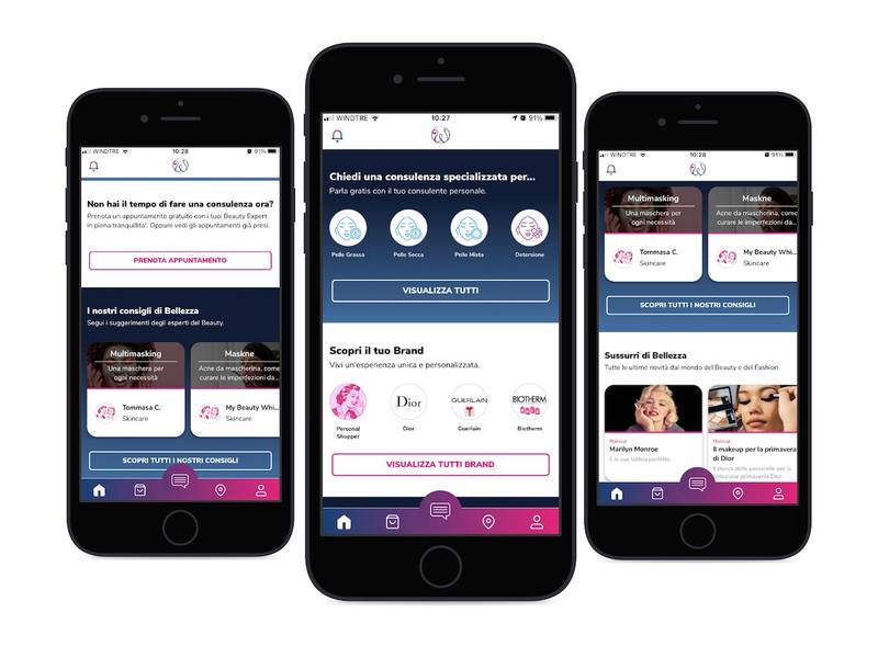 La nuova versione dell'App di consulenza beauty per tutti