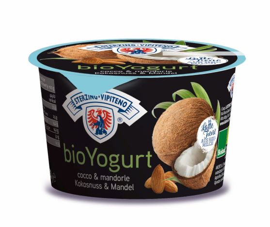 Bio yogurt cocco e mandorle di Latteria Vipiteno