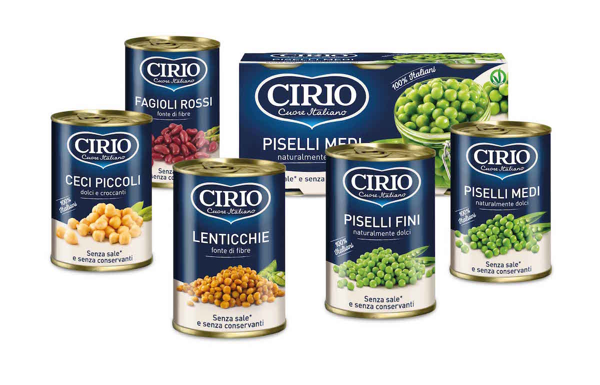 Cirio legumi senza sale, cinque referenze per una scelta di benessere