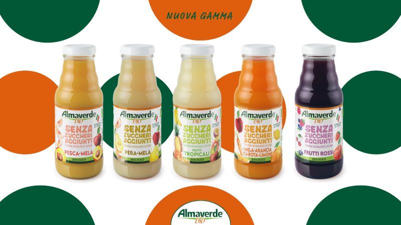 Fruttagel lancia la linea di bevande Almaverde Bio