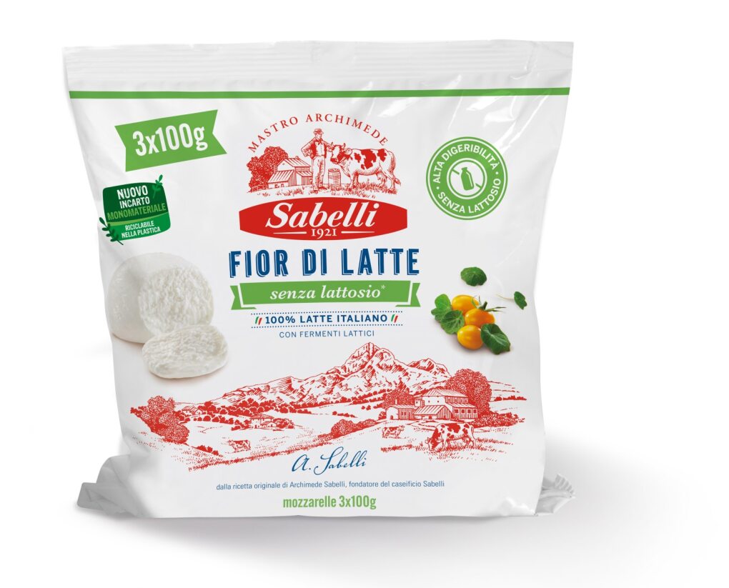 Sabelli Group a Marca presenta la confezione tris di mozzarelle senza lattosio Fior di Latte Mastro Archimede