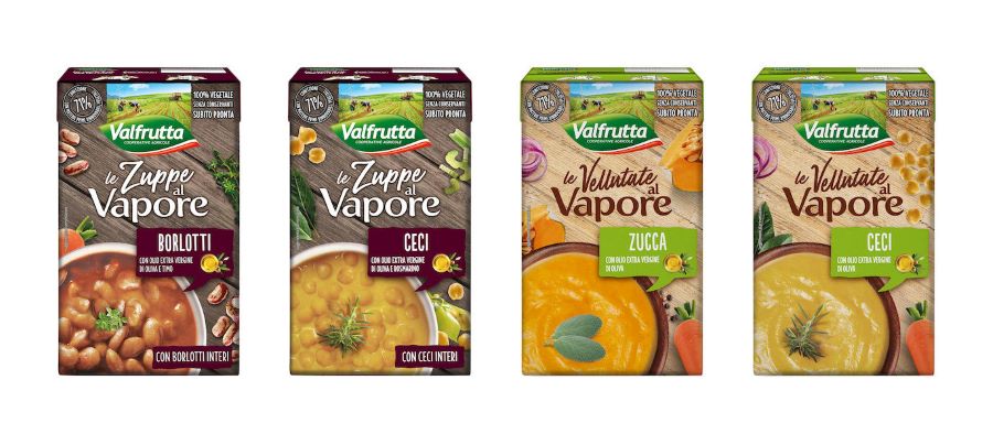 Valfrutta presenta la nuova gamma di zuppe e vellutate