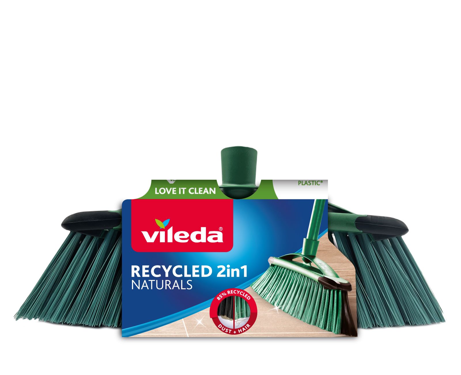 Vileda Recycled 2in1 Naturals: la scopa nemica dello sporco, alleata con la natura