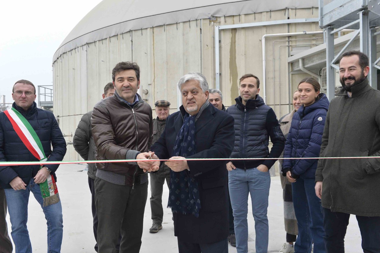 Granlatte-Granarolo inaugura uno dei primi impianti di biometano agricolo in Italia