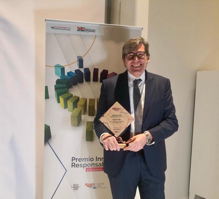 Premio Innovatori Responsabili: riconoscimento per l’impianto di biometano Biorg nella categoria "Transizione ecologica"