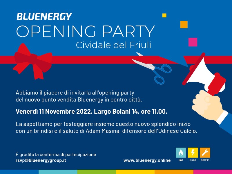 Bluenergy Group inaugura il punto vendita di Cividale del Friuli