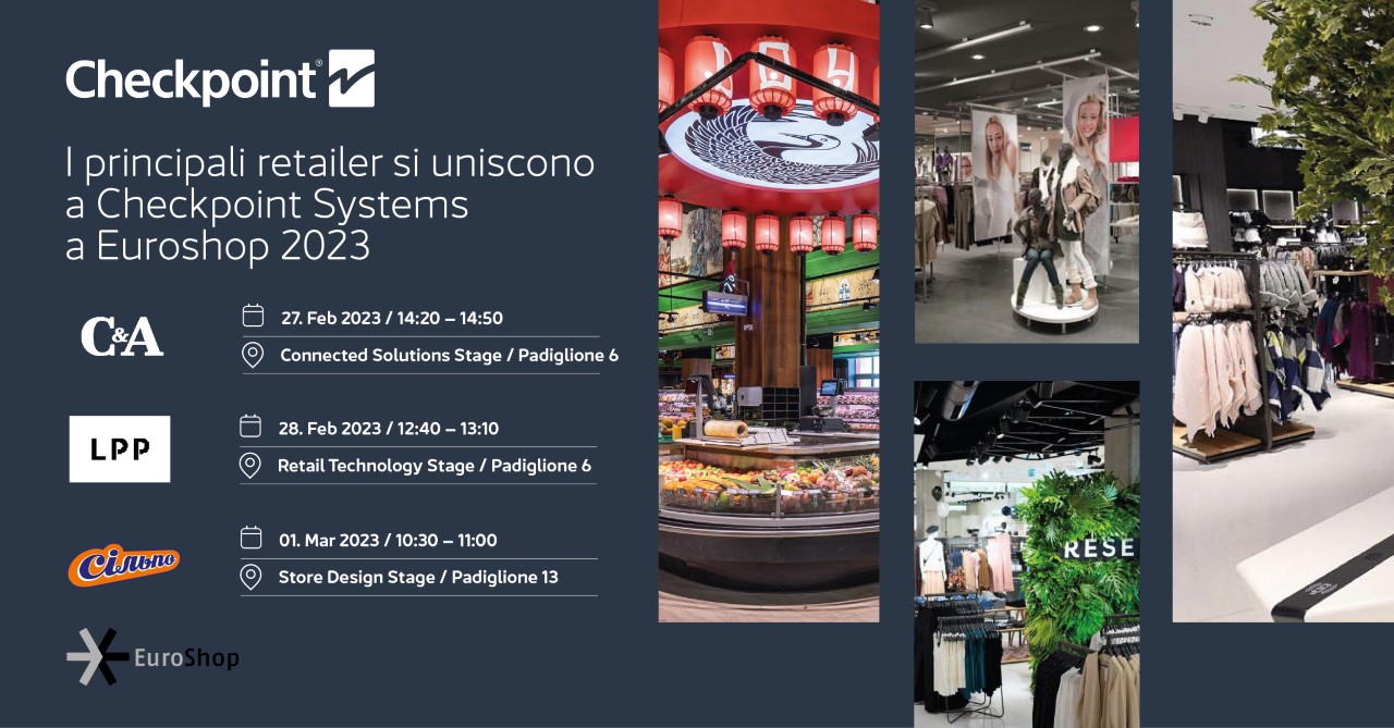 Silpo, Lpp e C&A insieme a Checkpoint Systems a Euroshop 2023