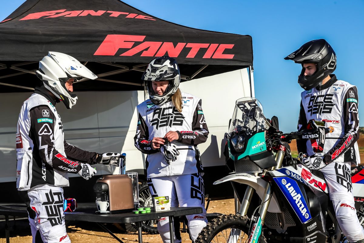 Fantic alla Dakar 2024 con la qualità del caffè Lavazza