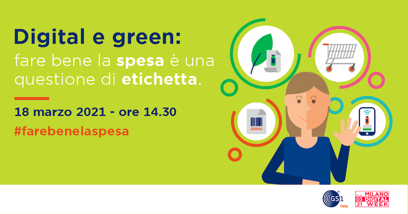 Green Retail  - Milano Digital Week: il 18 marzo GS1 Italy svela i segreti del codice a barre e il dietro le quinte del fare la spesa 
